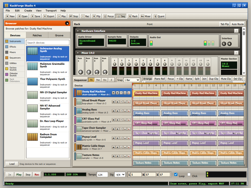 RackForge Studio music software