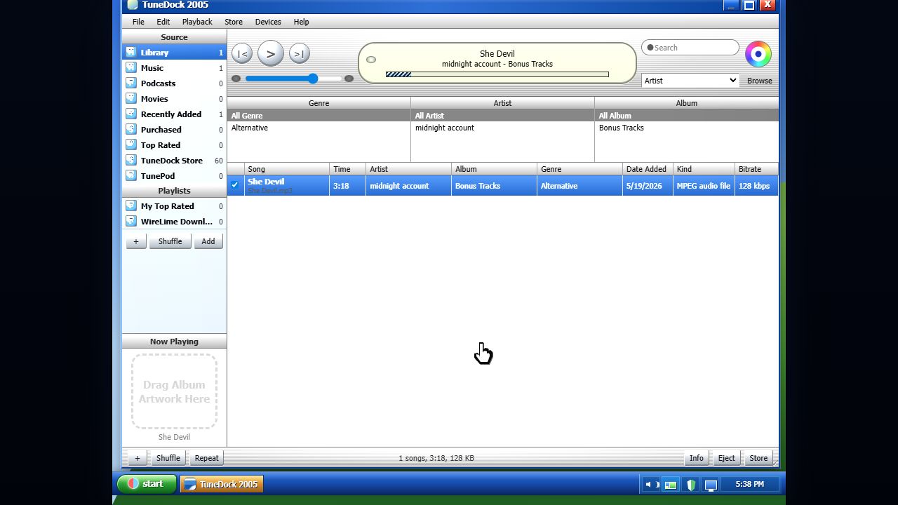 TuneDock 2005