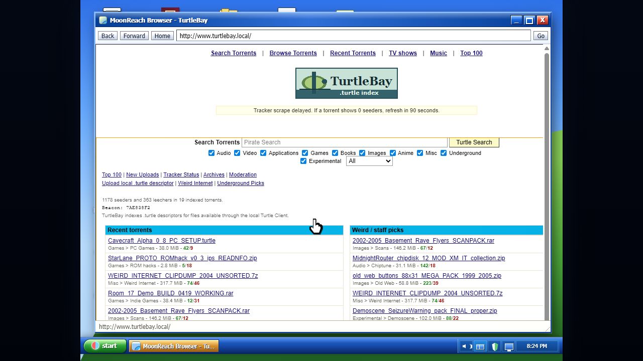 TurtleBay fictional index